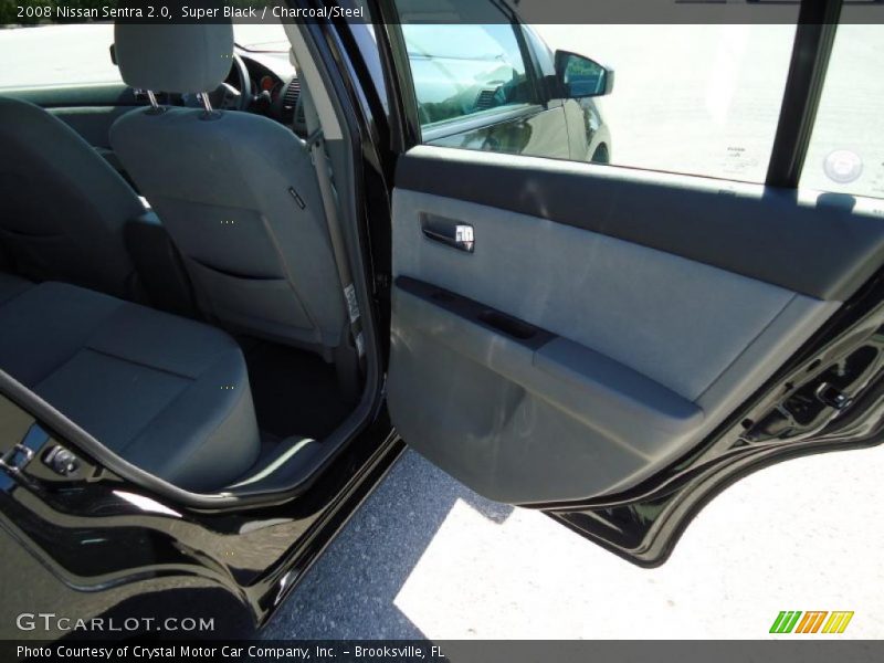 Super Black / Charcoal/Steel 2008 Nissan Sentra 2.0