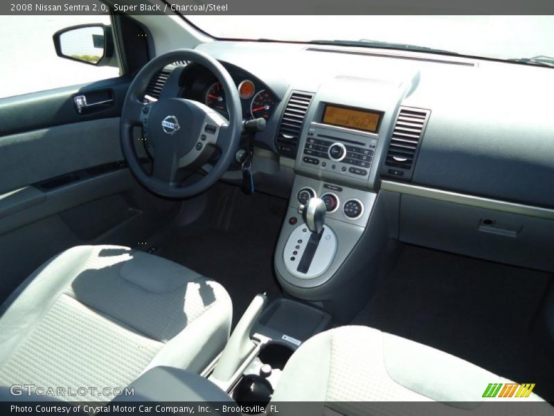 Super Black / Charcoal/Steel 2008 Nissan Sentra 2.0
