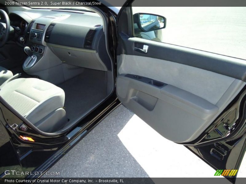 Super Black / Charcoal/Steel 2008 Nissan Sentra 2.0