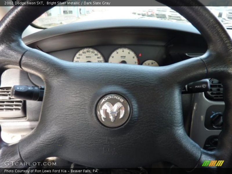 Bright Silver Metallic / Dark Slate Gray 2002 Dodge Neon SXT
