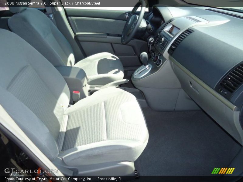 Super Black / Charcoal/Steel 2008 Nissan Sentra 2.0