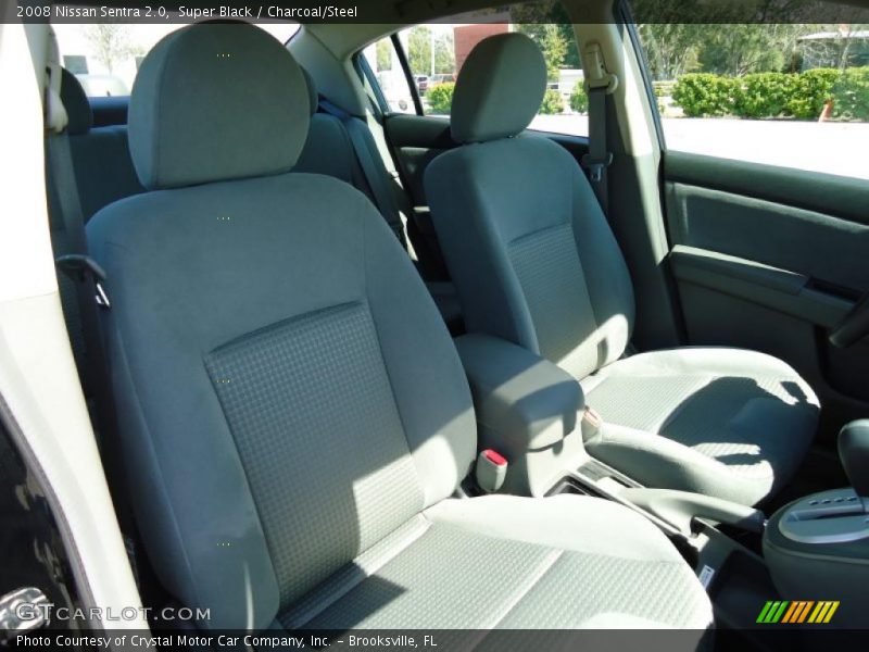 Super Black / Charcoal/Steel 2008 Nissan Sentra 2.0