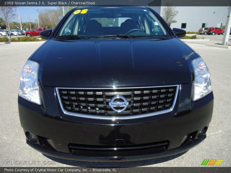 Super Black / Charcoal/Steel 2008 Nissan Sentra 2.0