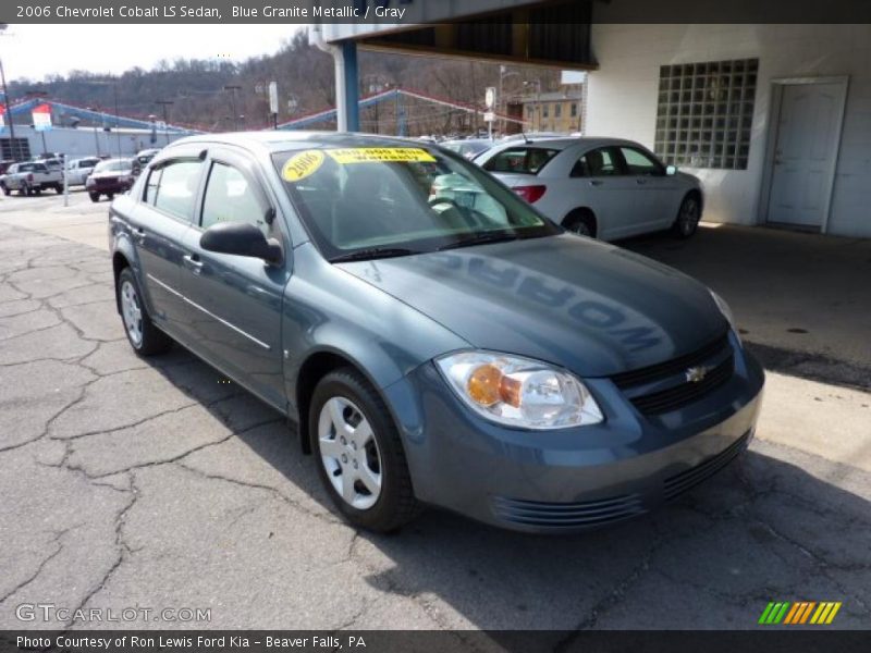 Blue Granite Metallic / Gray 2006 Chevrolet Cobalt LS Sedan