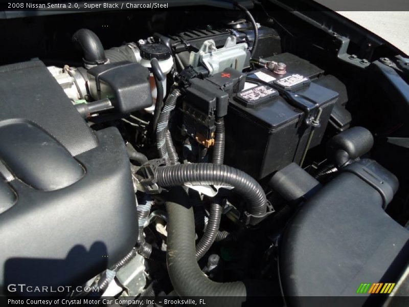 Super Black / Charcoal/Steel 2008 Nissan Sentra 2.0