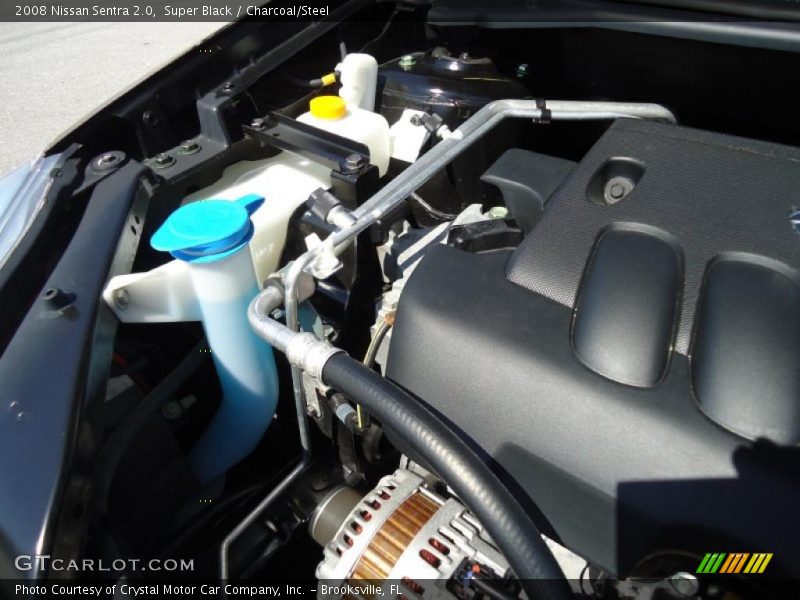 Super Black / Charcoal/Steel 2008 Nissan Sentra 2.0