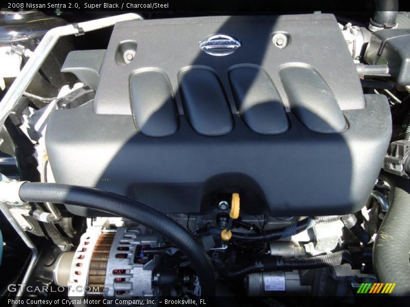 Super Black / Charcoal/Steel 2008 Nissan Sentra 2.0