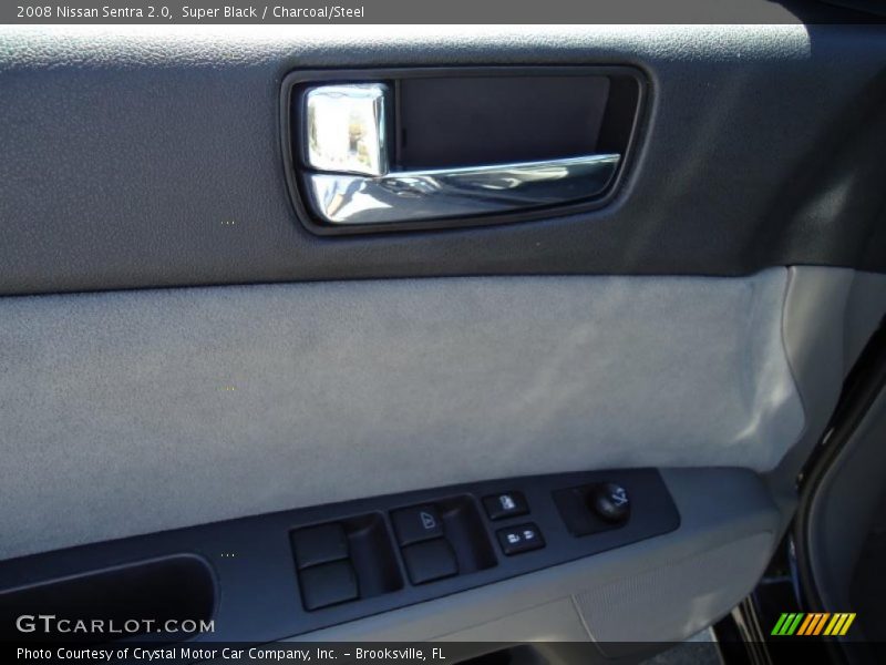 Super Black / Charcoal/Steel 2008 Nissan Sentra 2.0