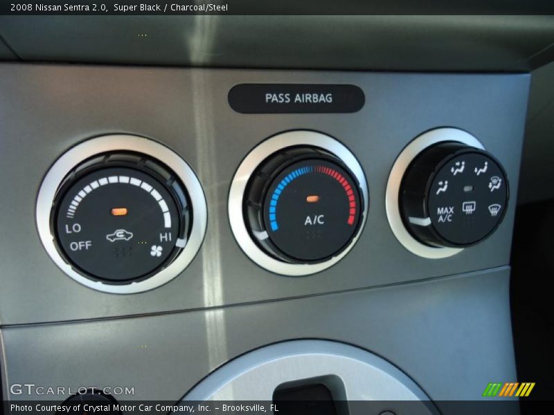 Super Black / Charcoal/Steel 2008 Nissan Sentra 2.0