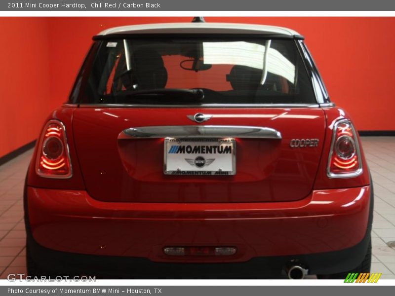 Chili Red / Carbon Black 2011 Mini Cooper Hardtop
