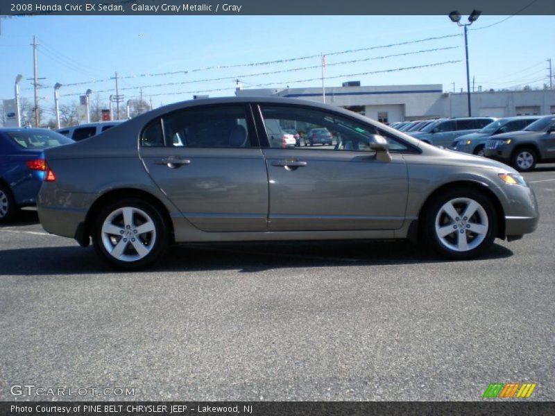 Galaxy Gray Metallic / Gray 2008 Honda Civic EX Sedan
