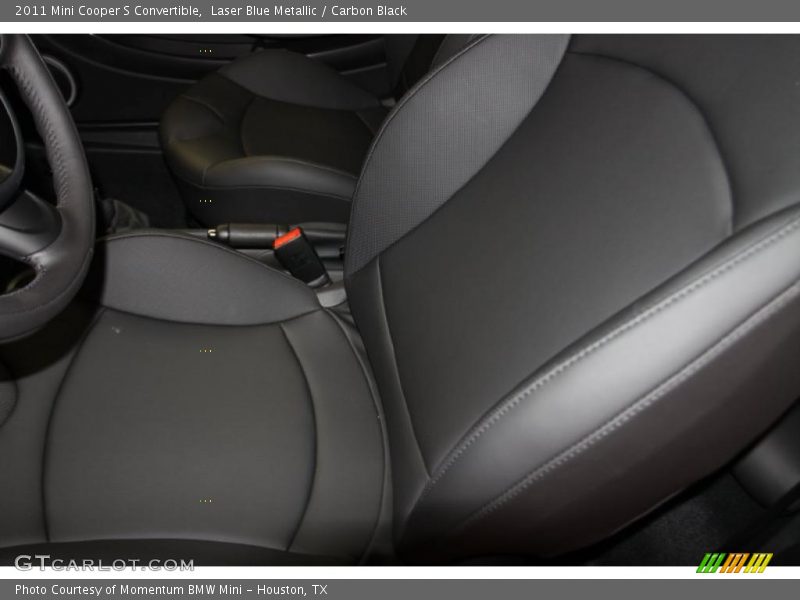 Laser Blue Metallic / Carbon Black 2011 Mini Cooper S Convertible