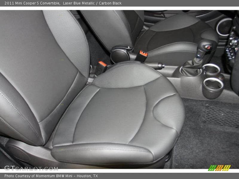 Laser Blue Metallic / Carbon Black 2011 Mini Cooper S Convertible