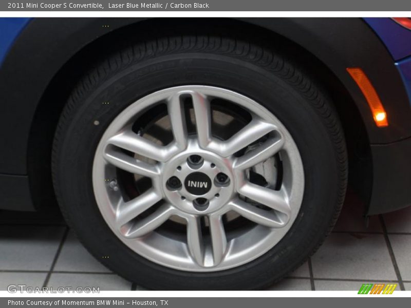 Laser Blue Metallic / Carbon Black 2011 Mini Cooper S Convertible