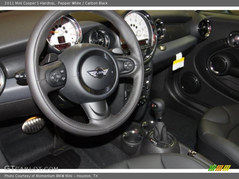 Pepper White / Carbon Black 2011 Mini Cooper S Hardtop