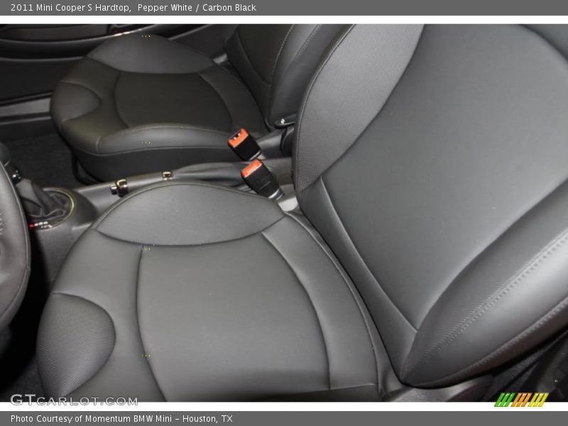 Pepper White / Carbon Black 2011 Mini Cooper S Hardtop