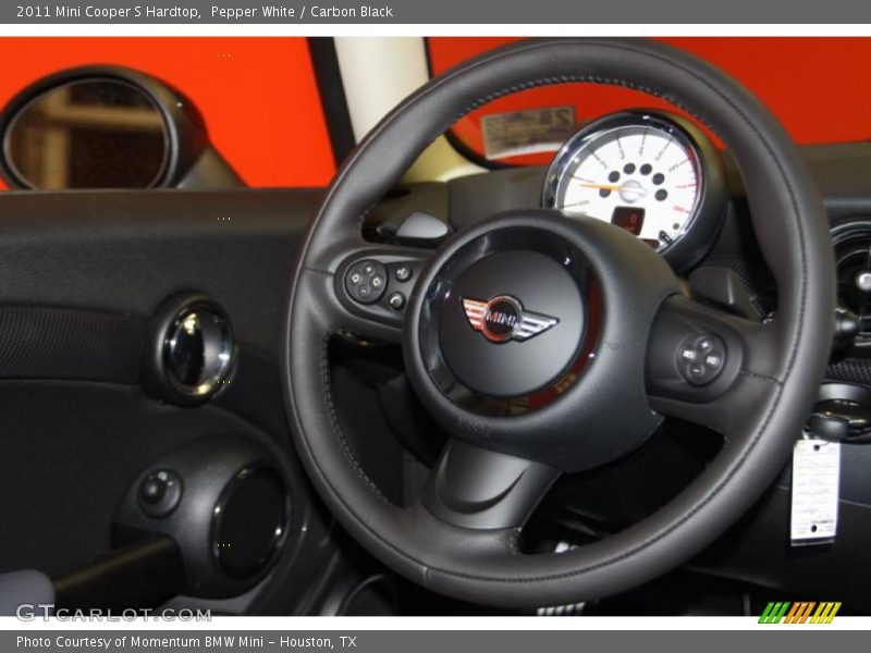 Pepper White / Carbon Black 2011 Mini Cooper S Hardtop