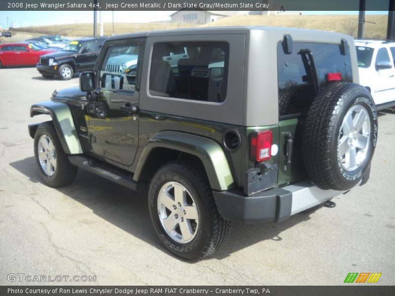 Jeep Green Metallic / Dark Slate Gray/Medium Slate Gray 2008 Jeep Wrangler Sahara 4x4