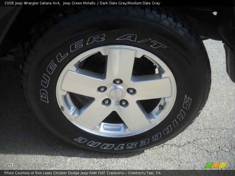 Jeep Green Metallic / Dark Slate Gray/Medium Slate Gray 2008 Jeep Wrangler Sahara 4x4