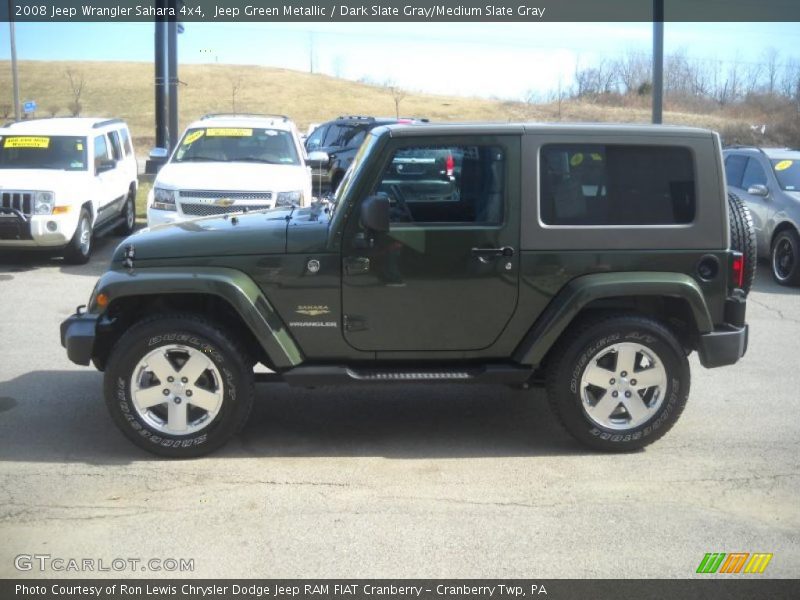 Jeep Green Metallic / Dark Slate Gray/Medium Slate Gray 2008 Jeep Wrangler Sahara 4x4