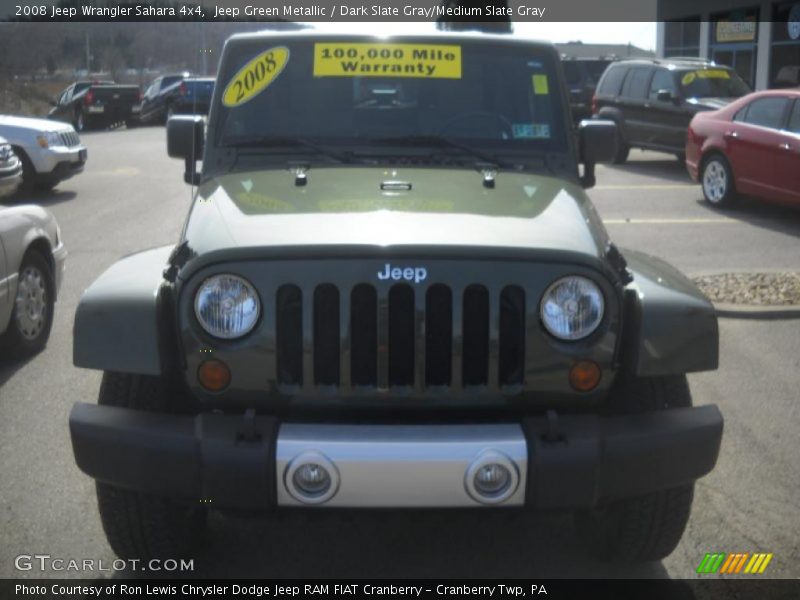 Jeep Green Metallic / Dark Slate Gray/Medium Slate Gray 2008 Jeep Wrangler Sahara 4x4