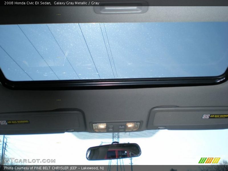 Galaxy Gray Metallic / Gray 2008 Honda Civic EX Sedan