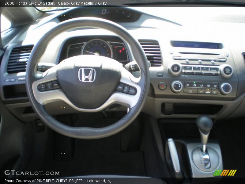 Galaxy Gray Metallic / Gray 2008 Honda Civic EX Sedan