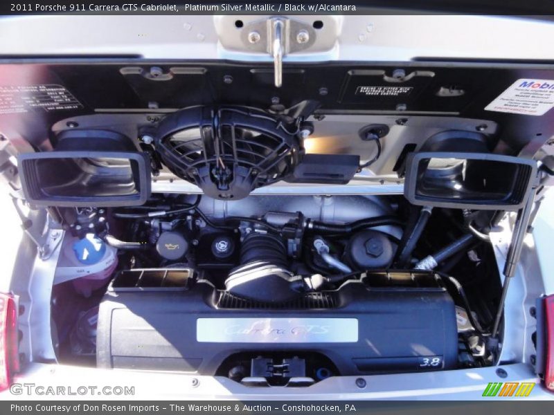  2011 911 Carrera GTS Cabriolet Engine - 3.8 Liter DFI DOHC 24-Valve VarioCam Flat 6 Cylinder