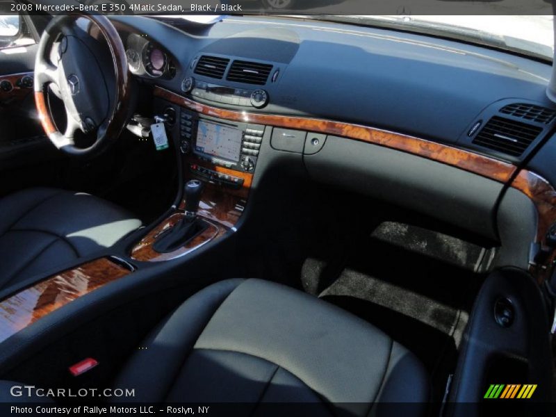Black / Black 2008 Mercedes-Benz E 350 4Matic Sedan