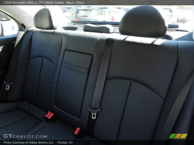 Black / Black 2008 Mercedes-Benz E 350 4Matic Sedan