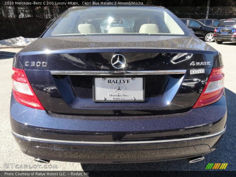 Capri Blue Metallic / Almond/Mocha 2010 Mercedes-Benz C 300 Luxury 4Matic