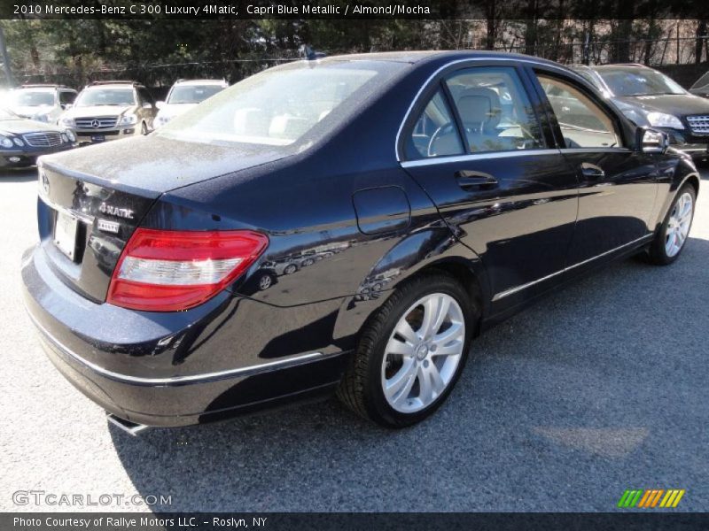 Capri Blue Metallic / Almond/Mocha 2010 Mercedes-Benz C 300 Luxury 4Matic