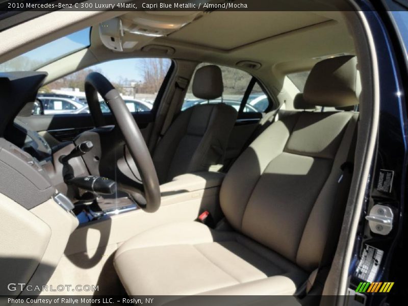 Capri Blue Metallic / Almond/Mocha 2010 Mercedes-Benz C 300 Luxury 4Matic