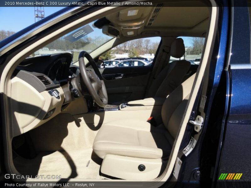 Capri Blue Metallic / Almond/Mocha 2010 Mercedes-Benz C 300 Luxury 4Matic