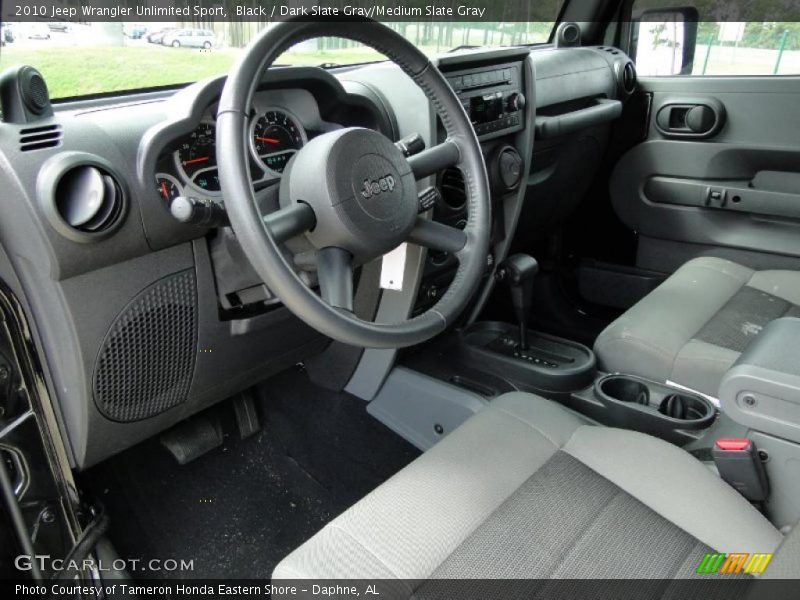  2010 Wrangler Unlimited Sport Dark Slate Gray/Medium Slate Gray Interior