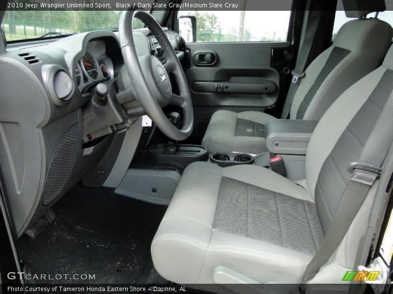  2010 Wrangler Unlimited Sport Dark Slate Gray/Medium Slate Gray Interior