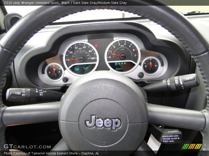  2010 Wrangler Unlimited Sport Steering Wheel