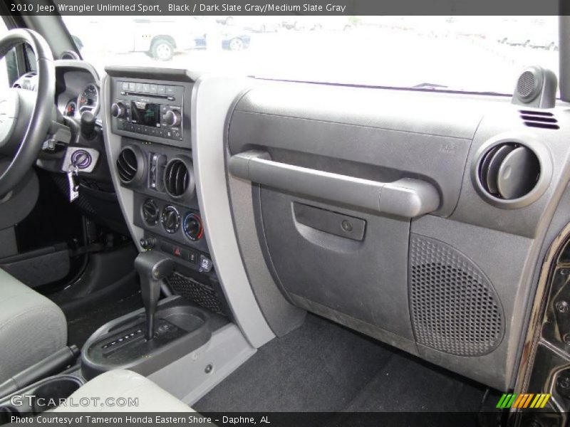 Black / Dark Slate Gray/Medium Slate Gray 2010 Jeep Wrangler Unlimited Sport
