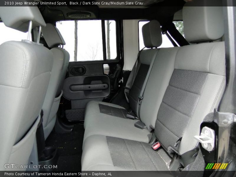Black / Dark Slate Gray/Medium Slate Gray 2010 Jeep Wrangler Unlimited Sport