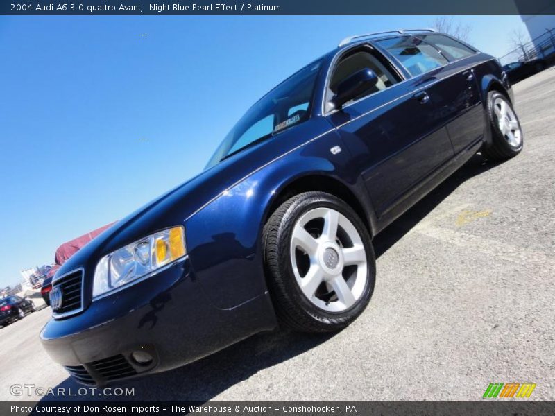 Night Blue Pearl Effect / Platinum 2004 Audi A6 3.0 quattro Avant
