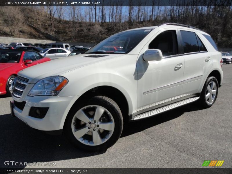Arctic White / Ash 2009 Mercedes-Benz ML 350 4Matic