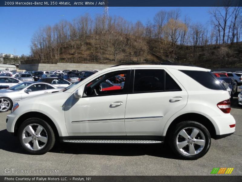 Arctic White / Ash 2009 Mercedes-Benz ML 350 4Matic