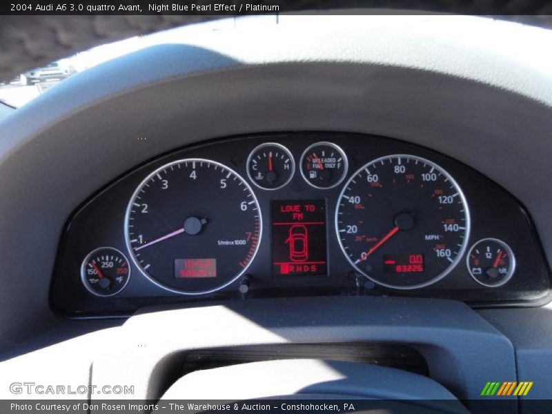  2004 A6 3.0 quattro Avant 3.0 quattro Avant Gauges