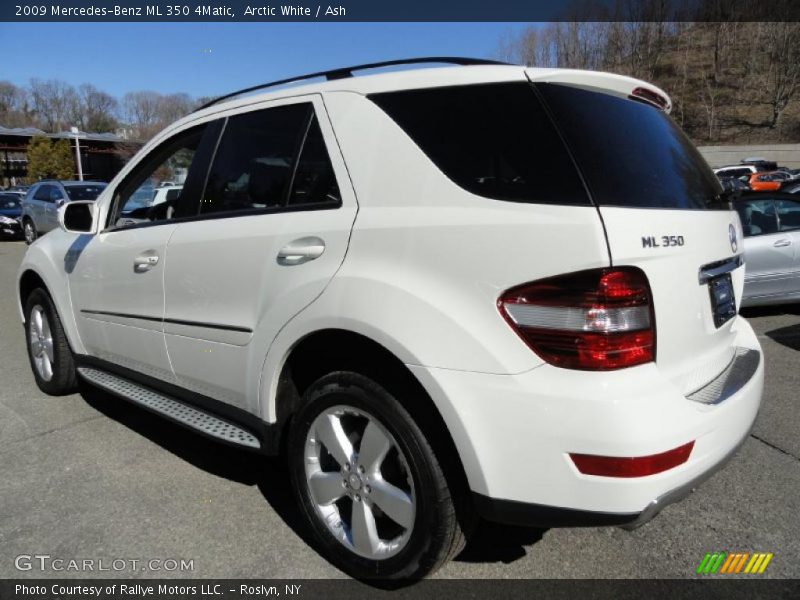Arctic White / Ash 2009 Mercedes-Benz ML 350 4Matic