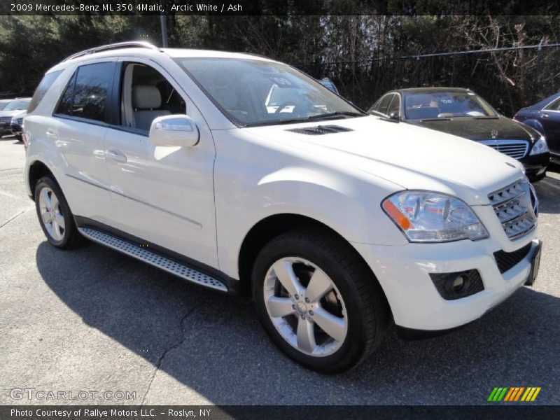 Arctic White / Ash 2009 Mercedes-Benz ML 350 4Matic
