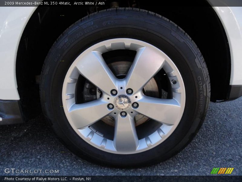 Arctic White / Ash 2009 Mercedes-Benz ML 350 4Matic