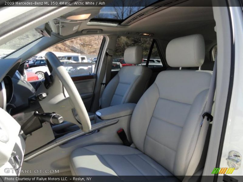 Arctic White / Ash 2009 Mercedes-Benz ML 350 4Matic