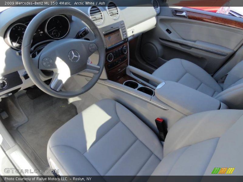 Arctic White / Ash 2009 Mercedes-Benz ML 350 4Matic