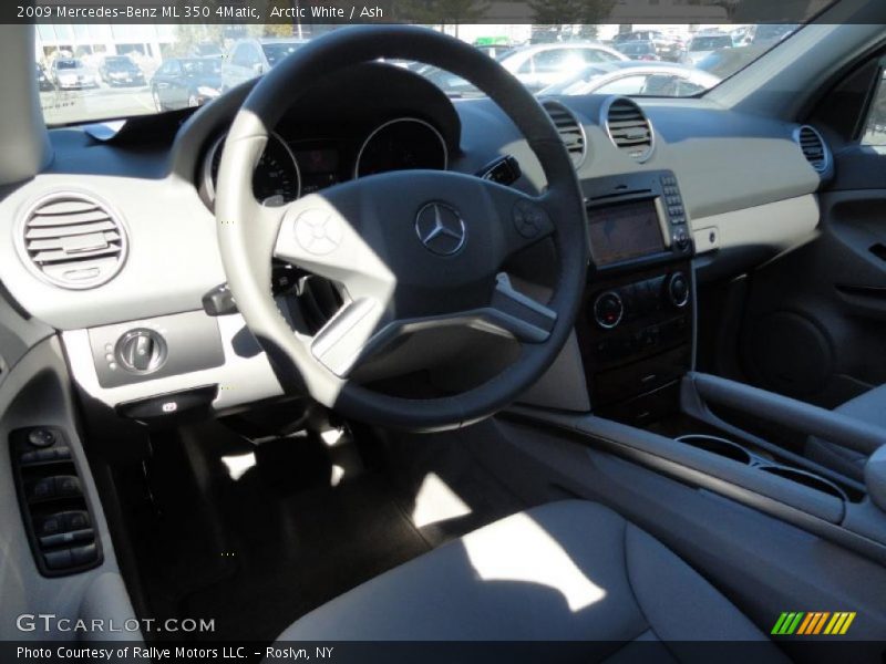 Arctic White / Ash 2009 Mercedes-Benz ML 350 4Matic
