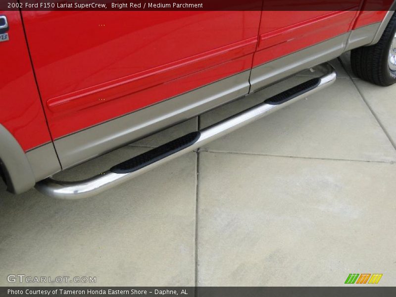Bright Red / Medium Parchment 2002 Ford F150 Lariat SuperCrew